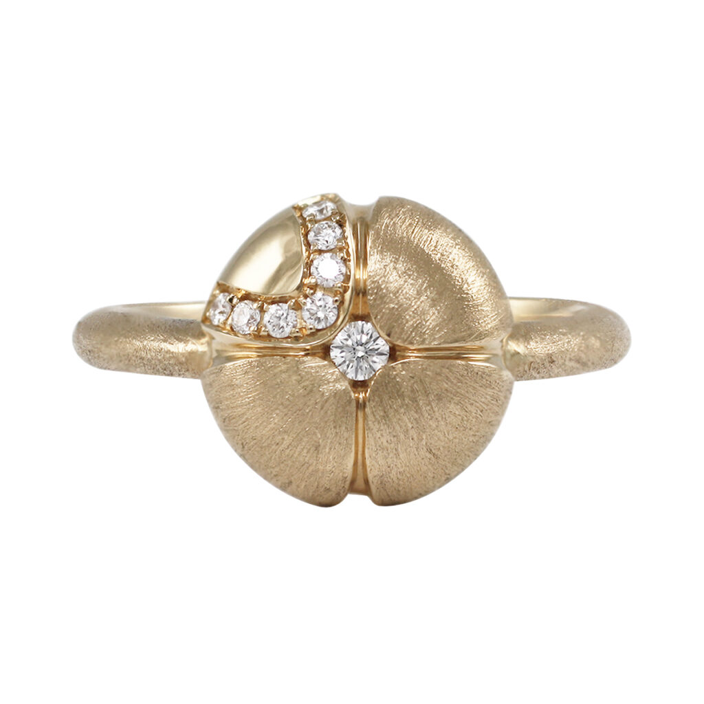 LILAC RING YELLOW GOLD 001