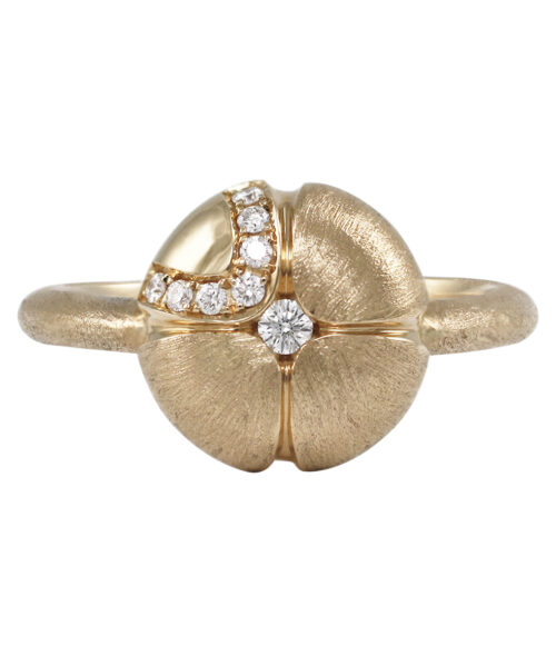 LILAC RING YELLOW GOLD