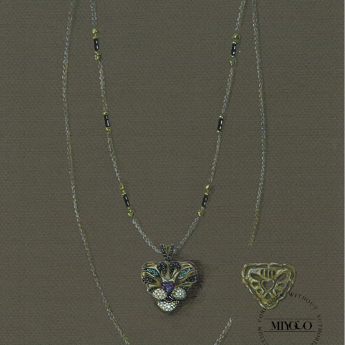 Tabby Mighty Cat Ernesto Pendant Necklace