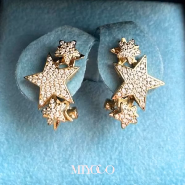 Earrings - Theree Stars