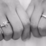 Wedding Rings on Wedding day