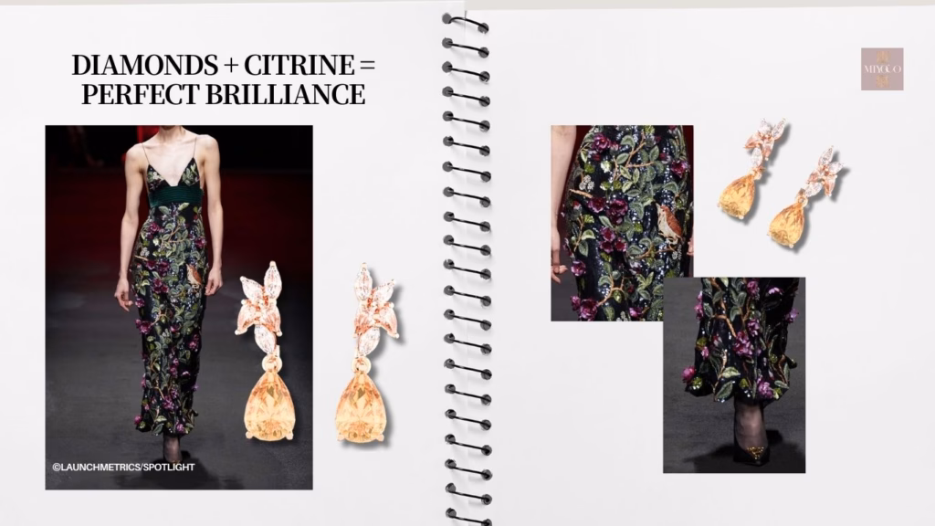 Citrine x cavalli AW2026 diamond brilliance