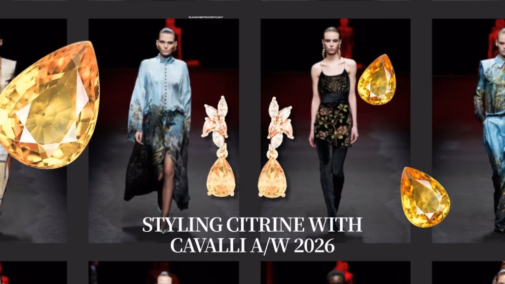 How to Style Citrine Jewelry for Autumn Elegance with Cavalli AW 2026