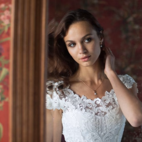 For the wedding day jewelry set