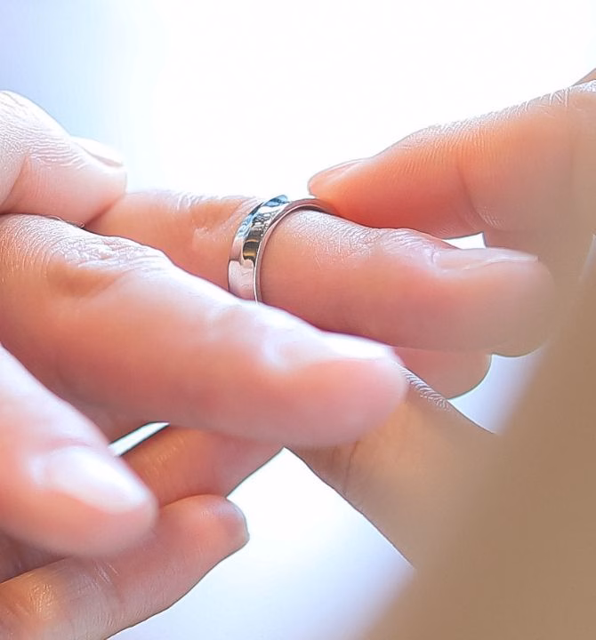 Modern Minimal Wedding Band