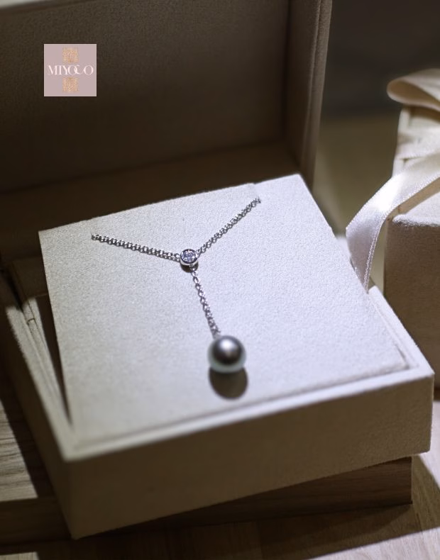 Meaningful Jewelry Gift - moonlight serenade skybound Y-shape necklace