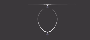 Custom Bride Necklace Tennis Necklace with Sapphire pendant