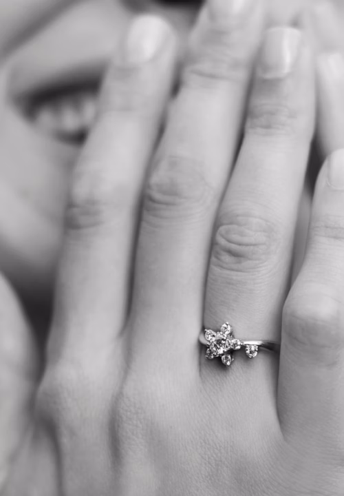 Nature Inspired Designers Engagement Ring